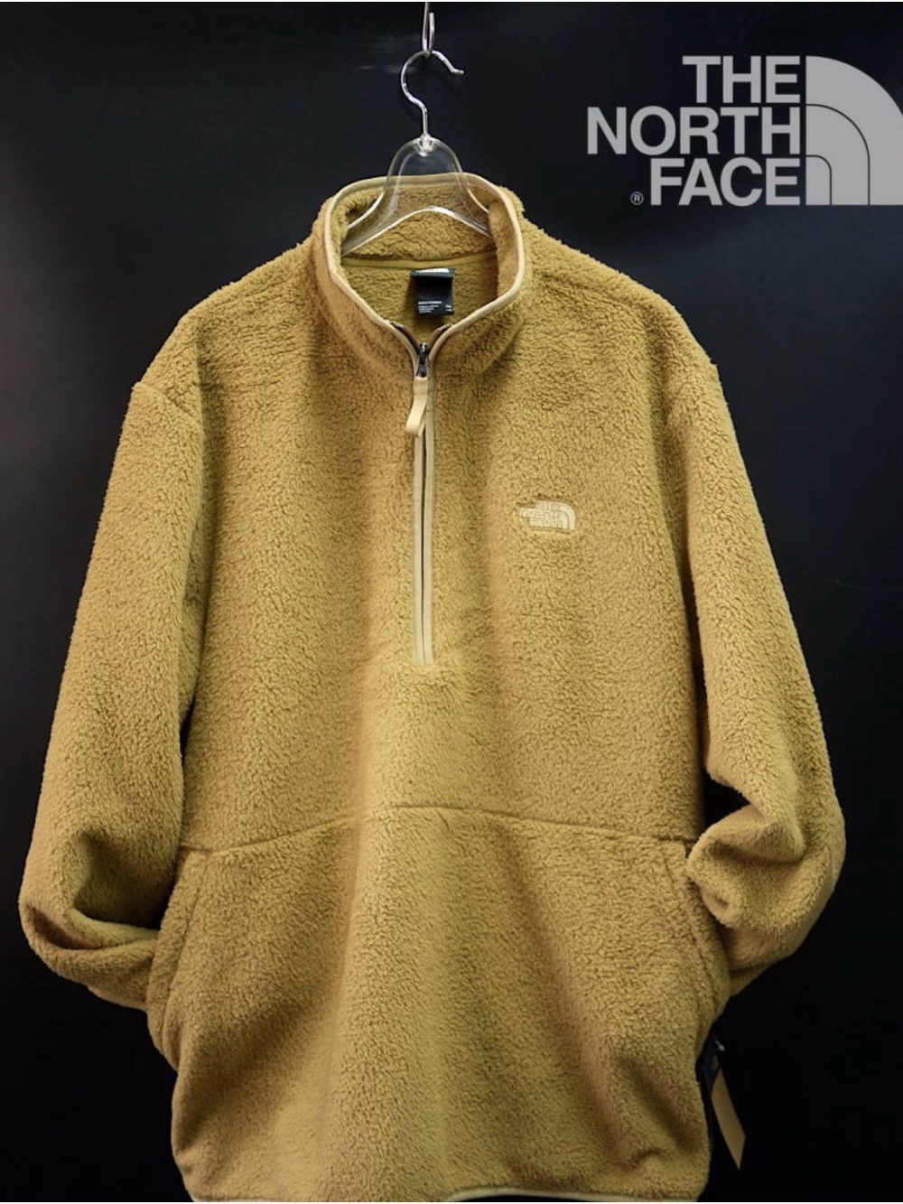 The North Face Men’s Sherpa Half-Zip Pullover - Camel